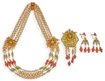 Miriam Haskell Jewelry Suite