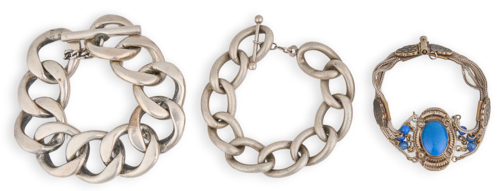 (3) Sterling Silver Bracelets (1 of 4)