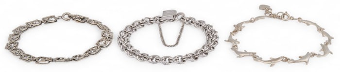 (3) Sterling Silver Bracelets
