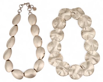 (2) Sterling Silver Necklaces
