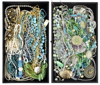 Collection of Costume Jewelry Necklaces
