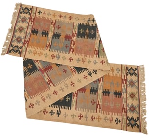 Handwoven Runner Rug, 12 ft. x 2 ft. 7 in.