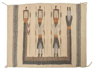 Navajo Style Rug, 3 ft. 1 in. x 2 ft. 6 in.