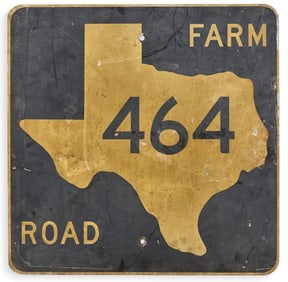 Texas Farm Road 464 Hwy Sign