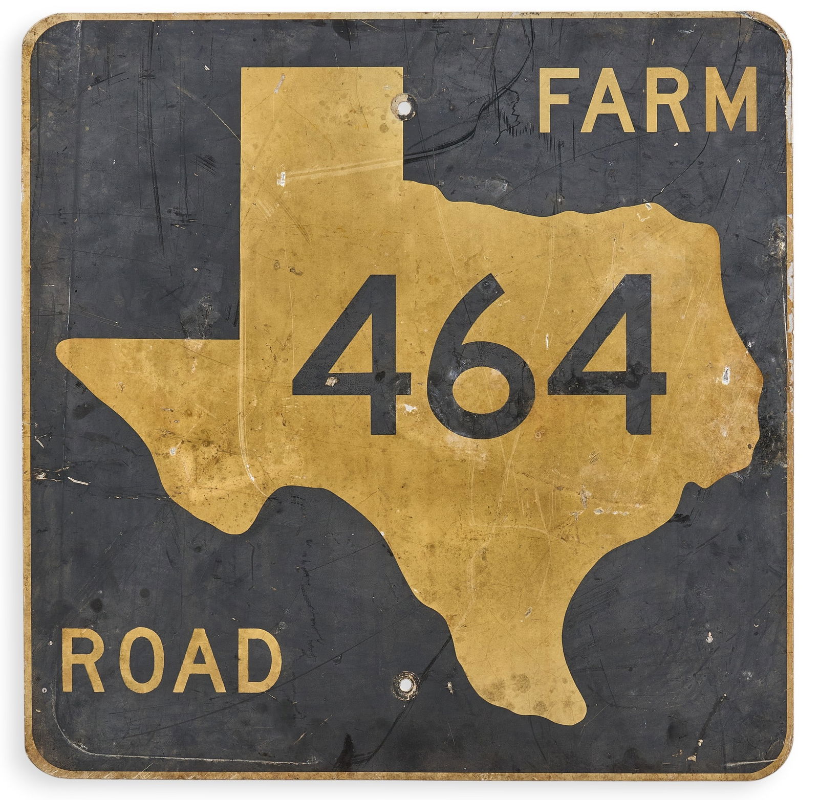 Texas Farm Road 464 Hwy Sign