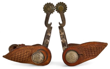 Wylie "Bill" Kuykendall's 101 Ranch Marked Spurs