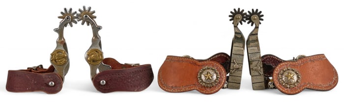 (2) Pairs of Cowboy Spurs