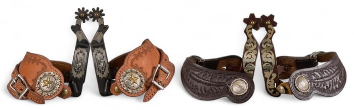 (2) Pairs of Cowboy Spurs
