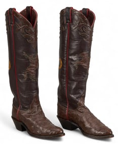 Justin Exotic Leather Women's Cowboy Boots