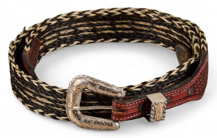 Braided Horsehair Belt