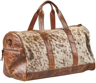 American Darling Cowhide and Leather Duffel Bag