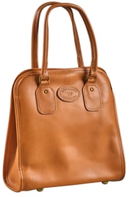 King Ranch Tan Leather Handbag