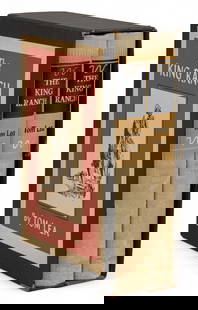 "The King Ranch" by Tom Lea, First Edition: &quot;The King Ranch&quot; by Tom Lea, first edition, published by Little, Brown and Company, Boston, 1957, two volumes in case, &quot;The hundred-year story of the greatest ranch in the world&quot; h