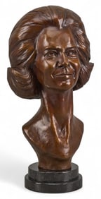 Sharon Connally Ammann, Bronze Bust of Janey Briscoe, 2007