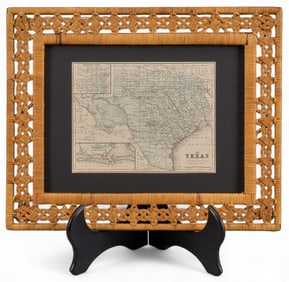 Original Mitchell's 1865 Map of Texas