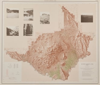 Map of Big Bend National Park (1971)