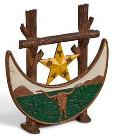 Texas Centennial Iron Boot Scraper