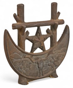 Texas Centennial Iron Boot Scraper
