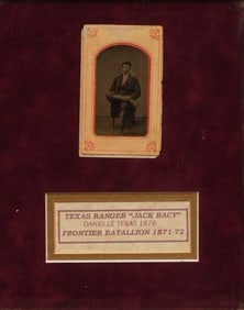 Texas Ranger "Jack Racy" Tintype