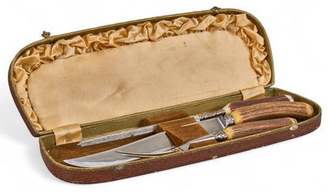 Set of (3) Antler Handle Cutlery