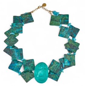 Devon Leigh Chrysocolla Necklace