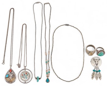 Collection of Sterling Silver Jewelry