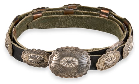 Sterling SIlver Concho Belt