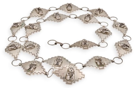 Sterling Silver Concho Belt