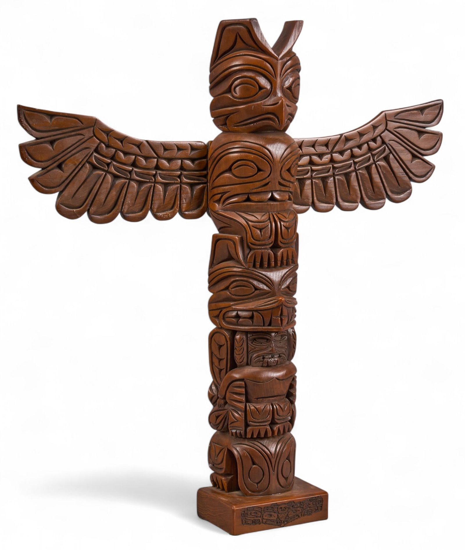 Alaskan Carved Totem Pole (1 of 6)