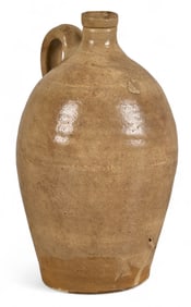Early Texas Stoneware Ovoid Jug