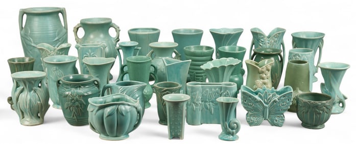Collection of (34) McCoy Matte Pottery