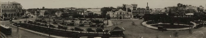 E. O. Goldbeck, Alamo Plaza, 1918