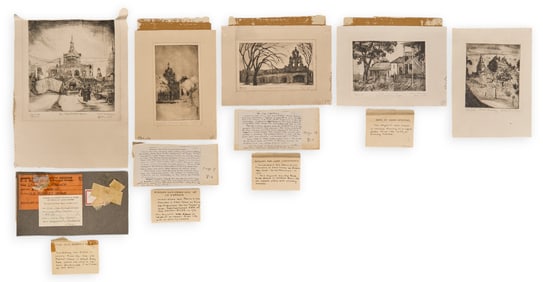 Lillie May Hagner, San Antonio Etchings