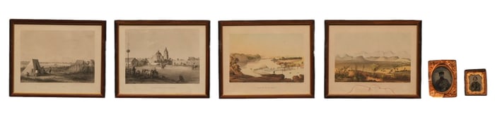Antique Pictorial Texas Items (6)