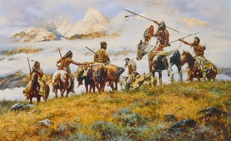Howard Terpning, "The Ploy" Giclee