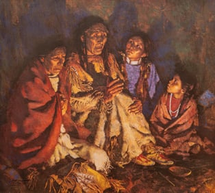 Howard Terpning, "Grandfather Speaks" Giclee
