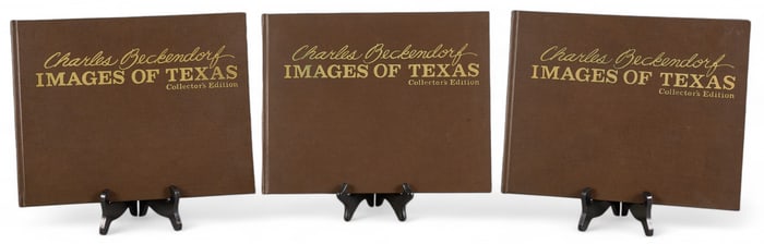 Charles Beckendorf: Images of Texas, 3 Vol. Signed