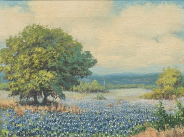 G. Day (Robert Wood), Bluebonnet Landscape