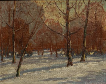 Peter Hohnstedt, Winter Scene