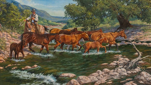 Lyndy Benson, "Trail Ride", 1984