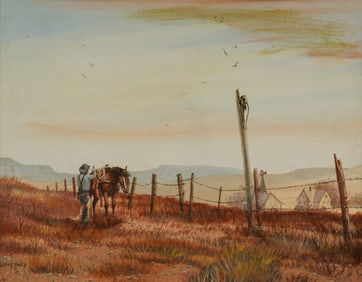 Gerry Metz, Cowboy and Horse