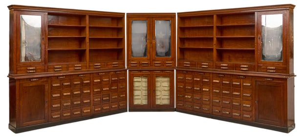 Monumental Apothecary Cabinet