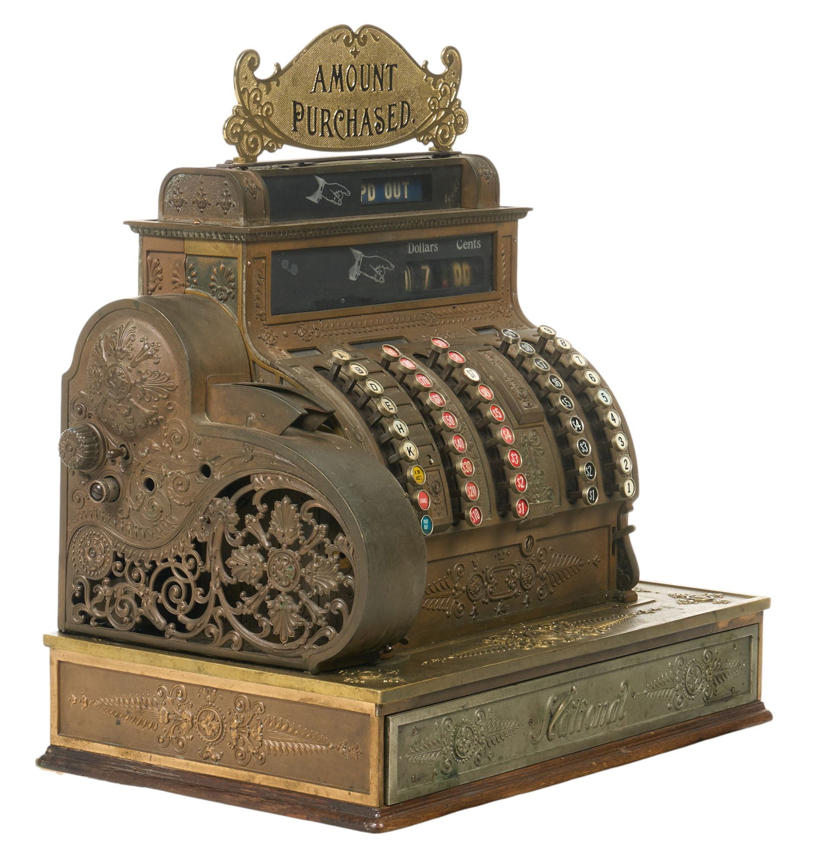 Large Vintage Cash Register (1 of 4)