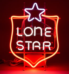 Lone Star Beer Neon Sign
