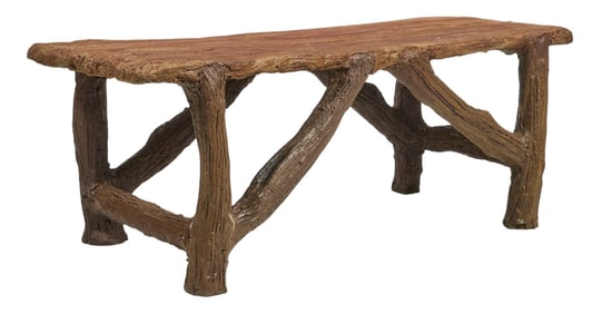 Faux-Bois Bench
