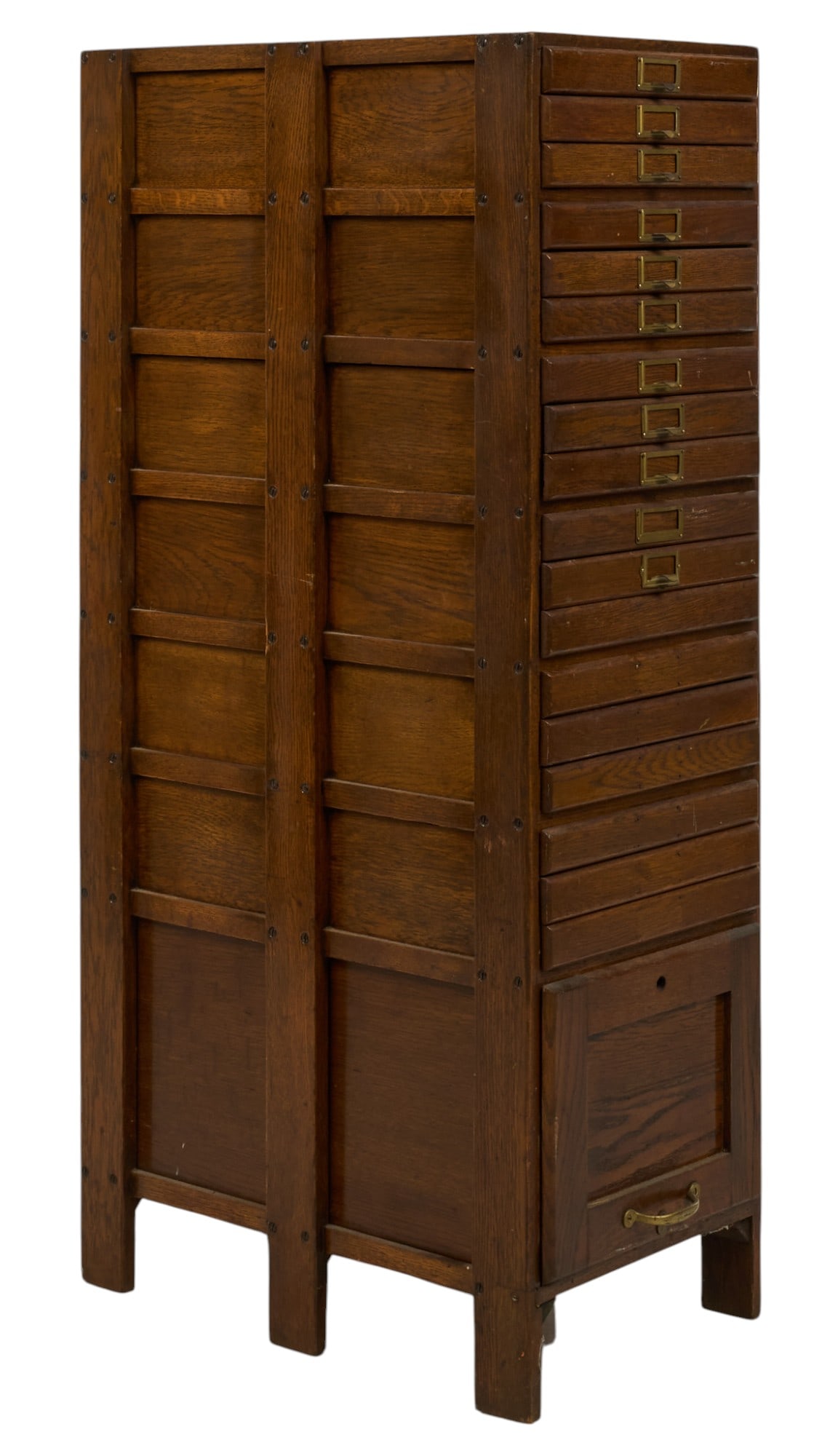 Wooden Flat File Cabinet (1 of 4)