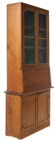 Two-Piece Cabinet with Desk
