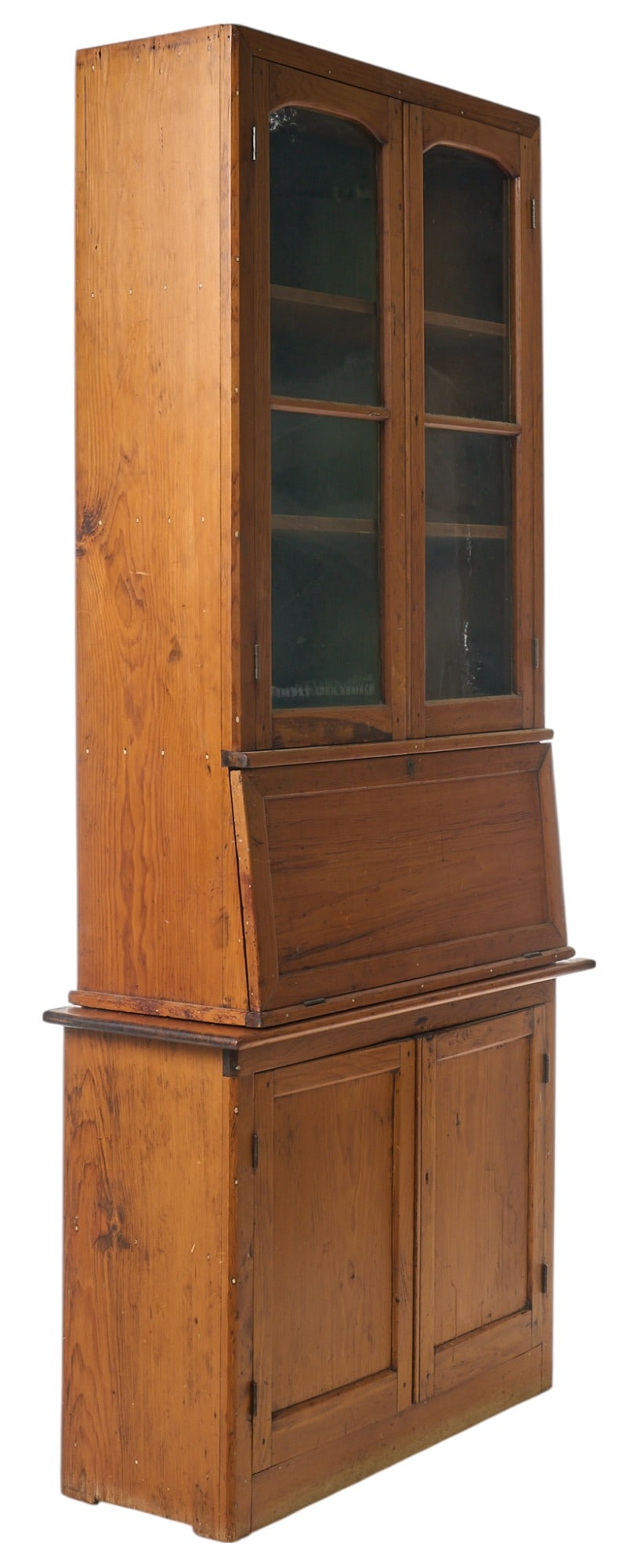 Two-Piece Cabinet with Desk (1 of 4)