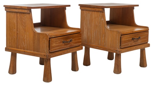 Pair of Wooden Side Tables
