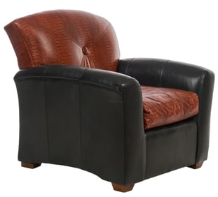 Patchwork Leather Chair